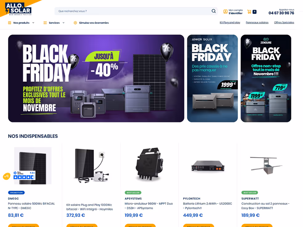 Site Web Allo Solar