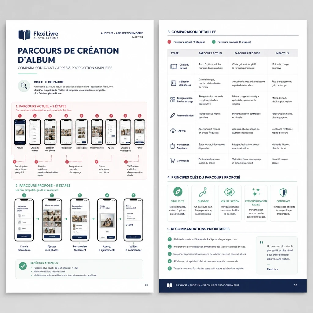 Audit de l'app FlexiLivre