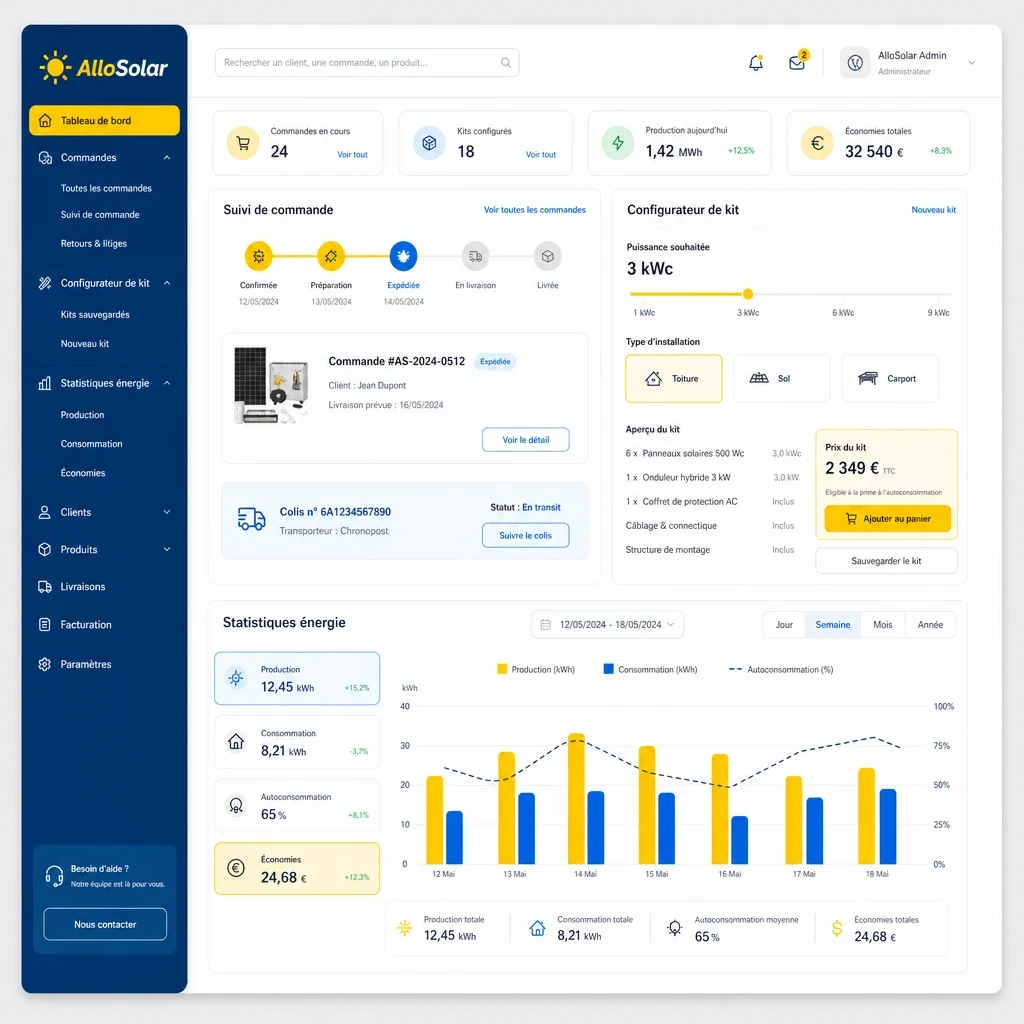 AlloSolar — espace client