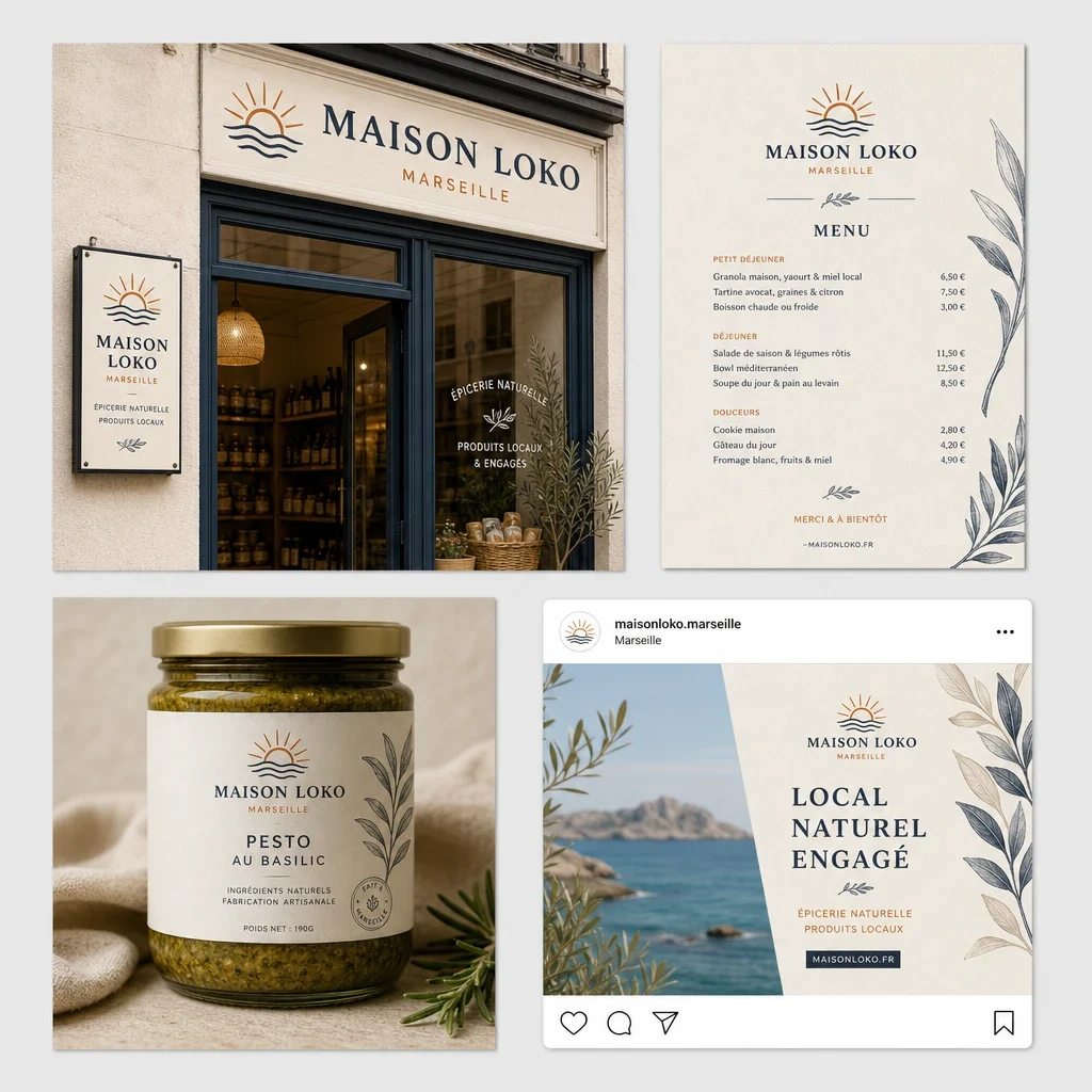 Maison Loko — identité multi-supports