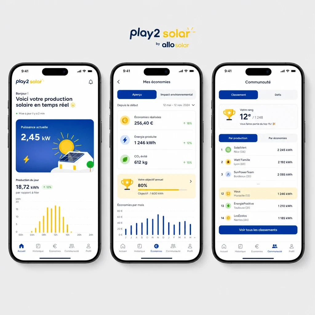 Play2Solar — suivi de production